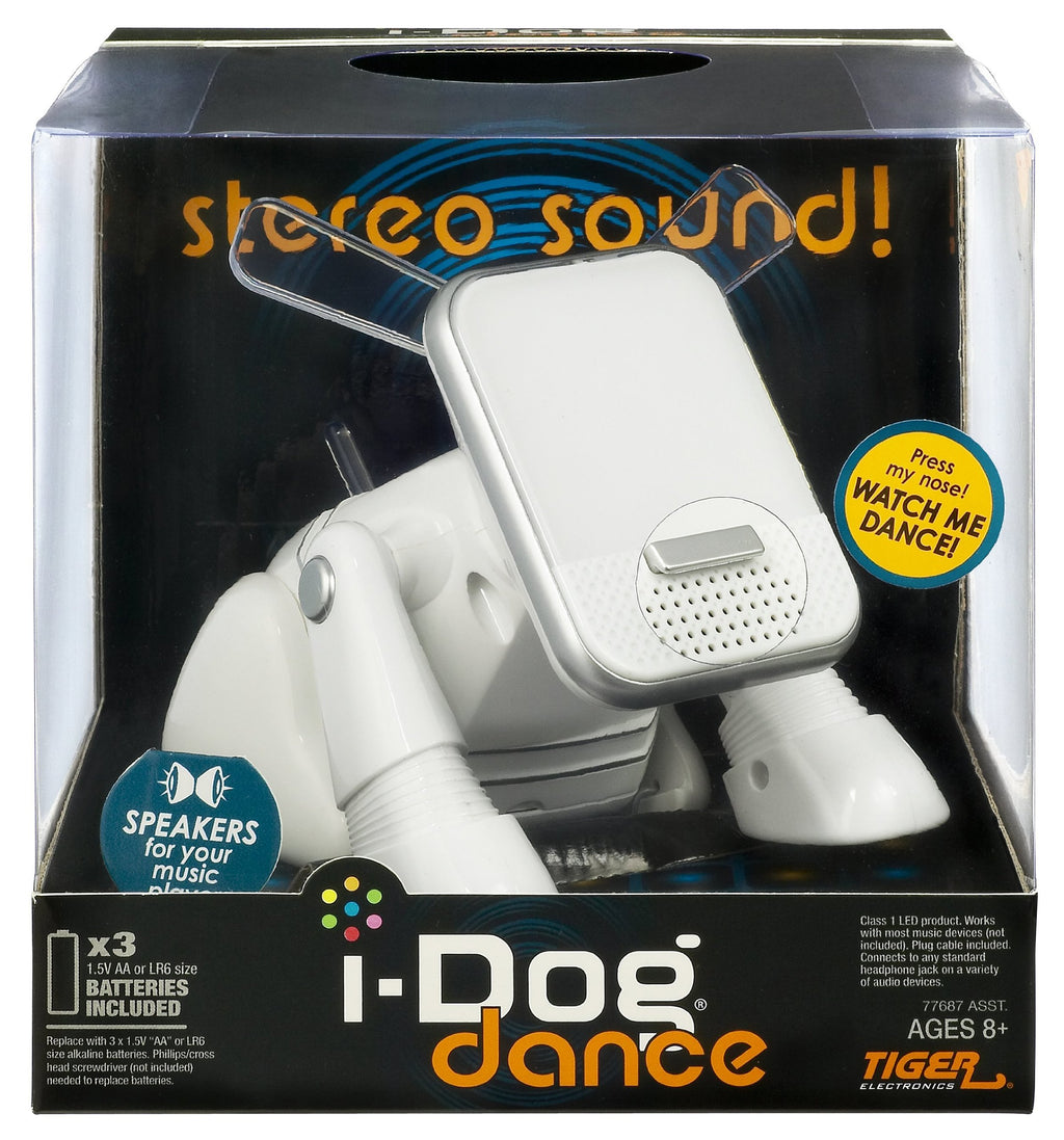 COMING SOON - Y2K - 2008 Tiger Electronics Stereo Sound I-Dog Dance (White)