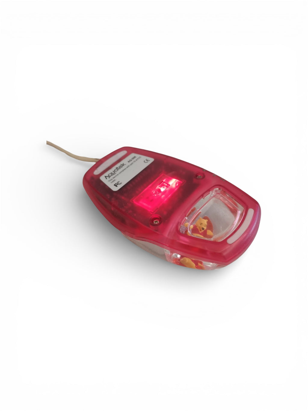 COMING SOON - Frutiger Aero - Aquatek USB Red Aqua Water-Filled Mouse (Winnie the Pooh)