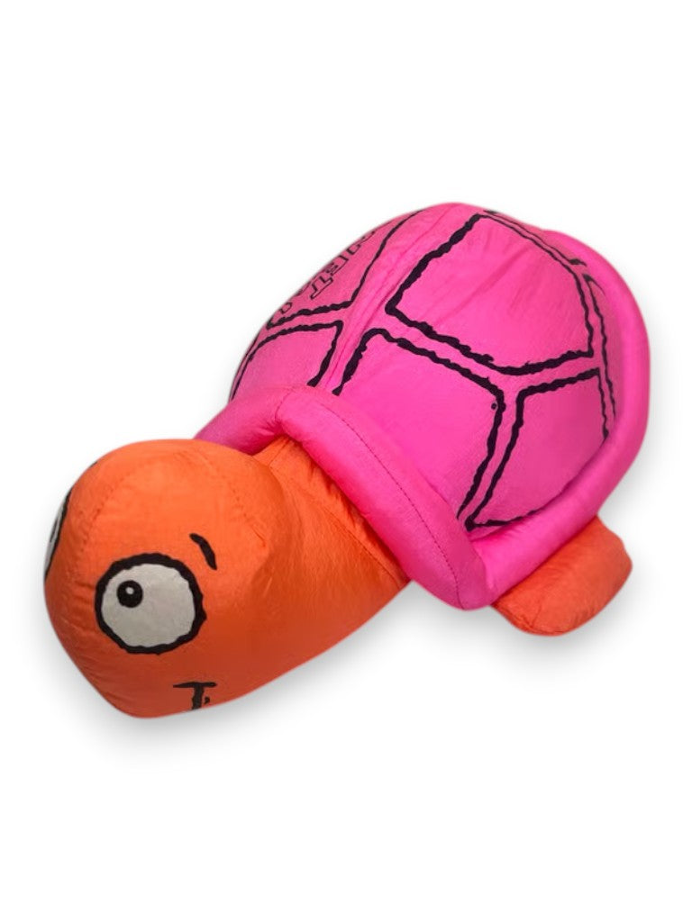 Malibu Y2K “Wet Pets” Neon Pink & Orange Turtle Plush