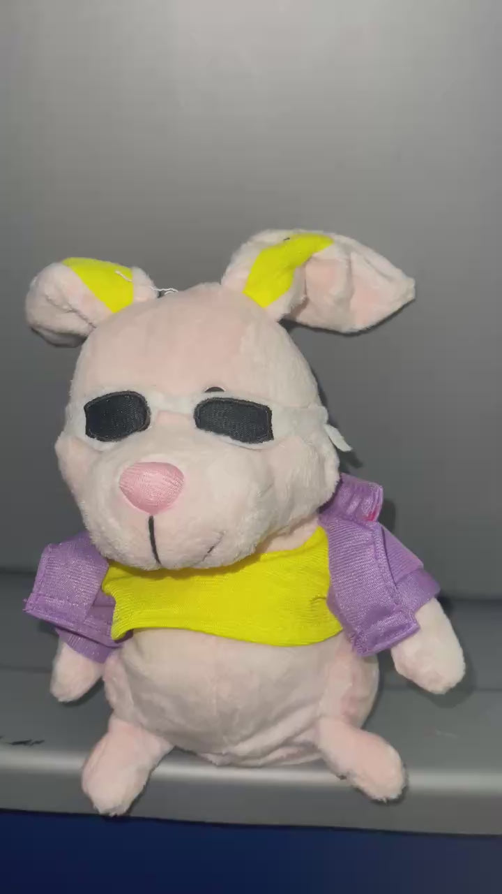 See Video - RARE Gemmy 2011 Hip Hop Bunny Rapping Rabbit Animated Dances "Yeah" Usher