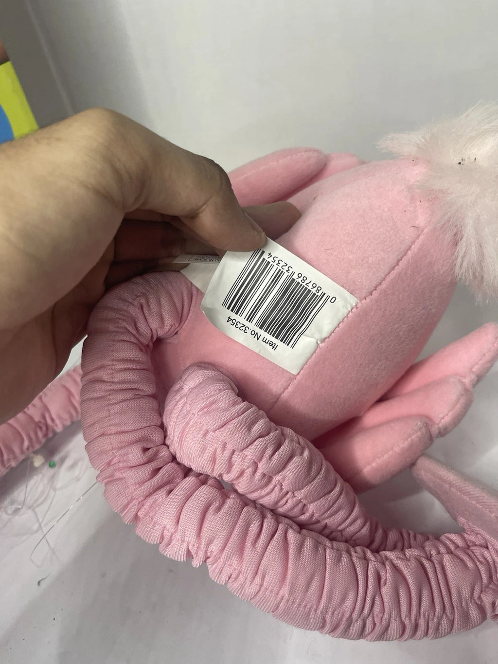 Rare Find - Gemmy String-a-Lings Vintage String Hand Puppet Flamingo - 30" (Read Description)