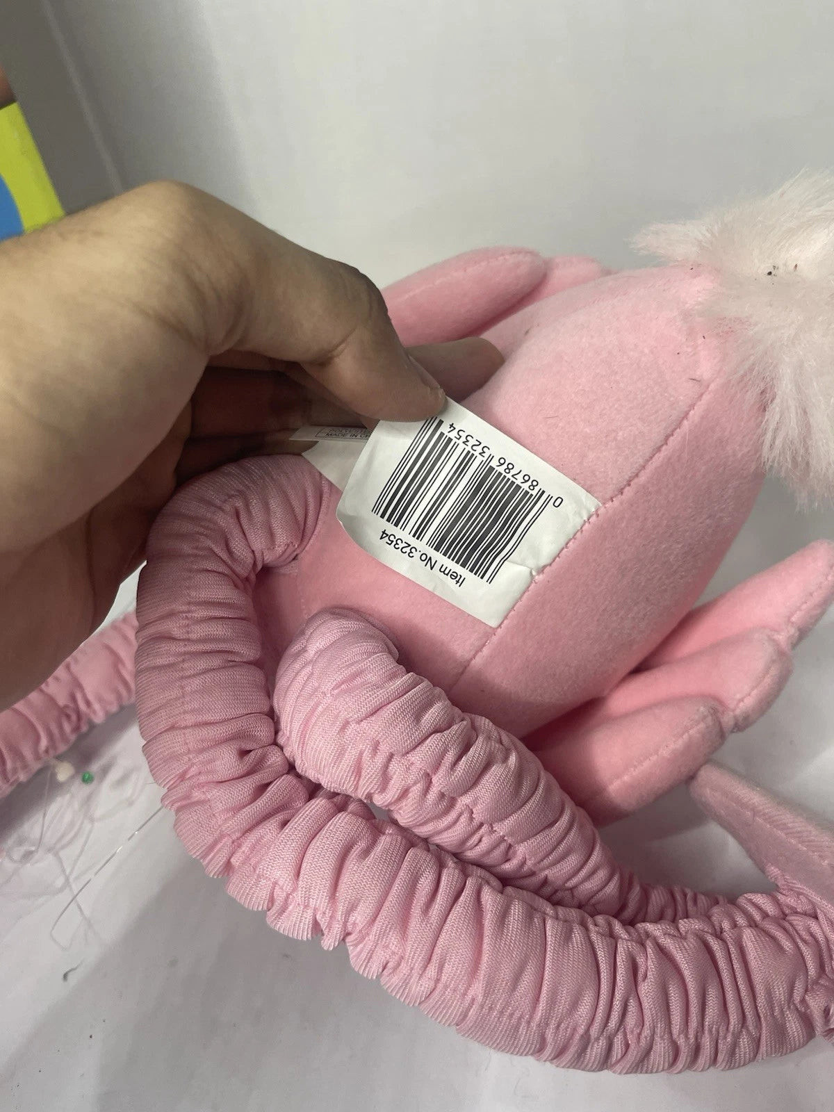 Rare Find - Gemmy String-a-Lings Vintage String Hand Puppet Flamingo - 30" (Read Description)