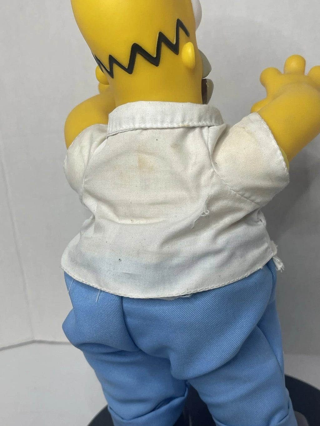 See Video - Fully Working Gemmy 2002 13" The Simpsons Homer Simpson Dancing Figurine