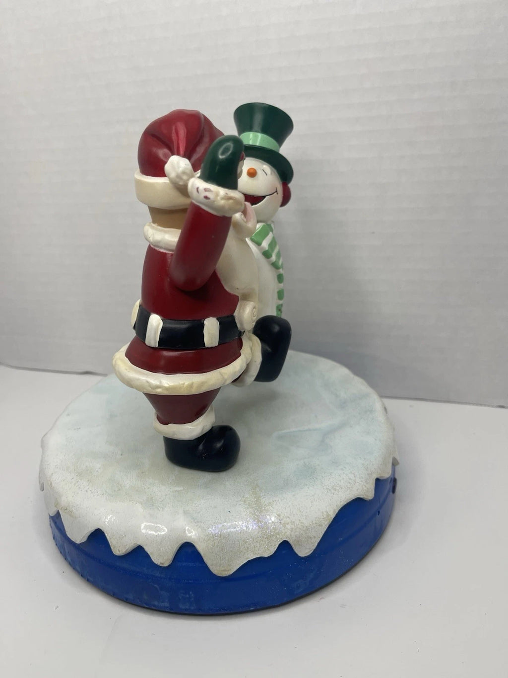 See Video - Gemmy Customized Animated Spinning Twirling Santa & Snowman by Eriktronix