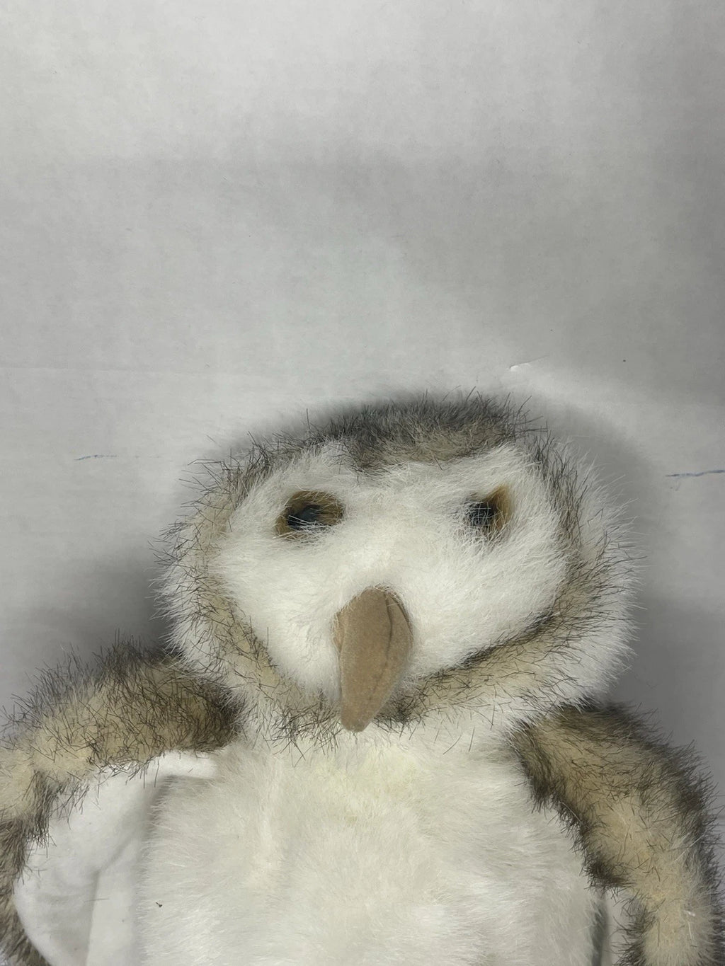 Folkmanis Barn Owl Plush Hand Puppet Stuffed Animal Toy Pretend 11" Tall