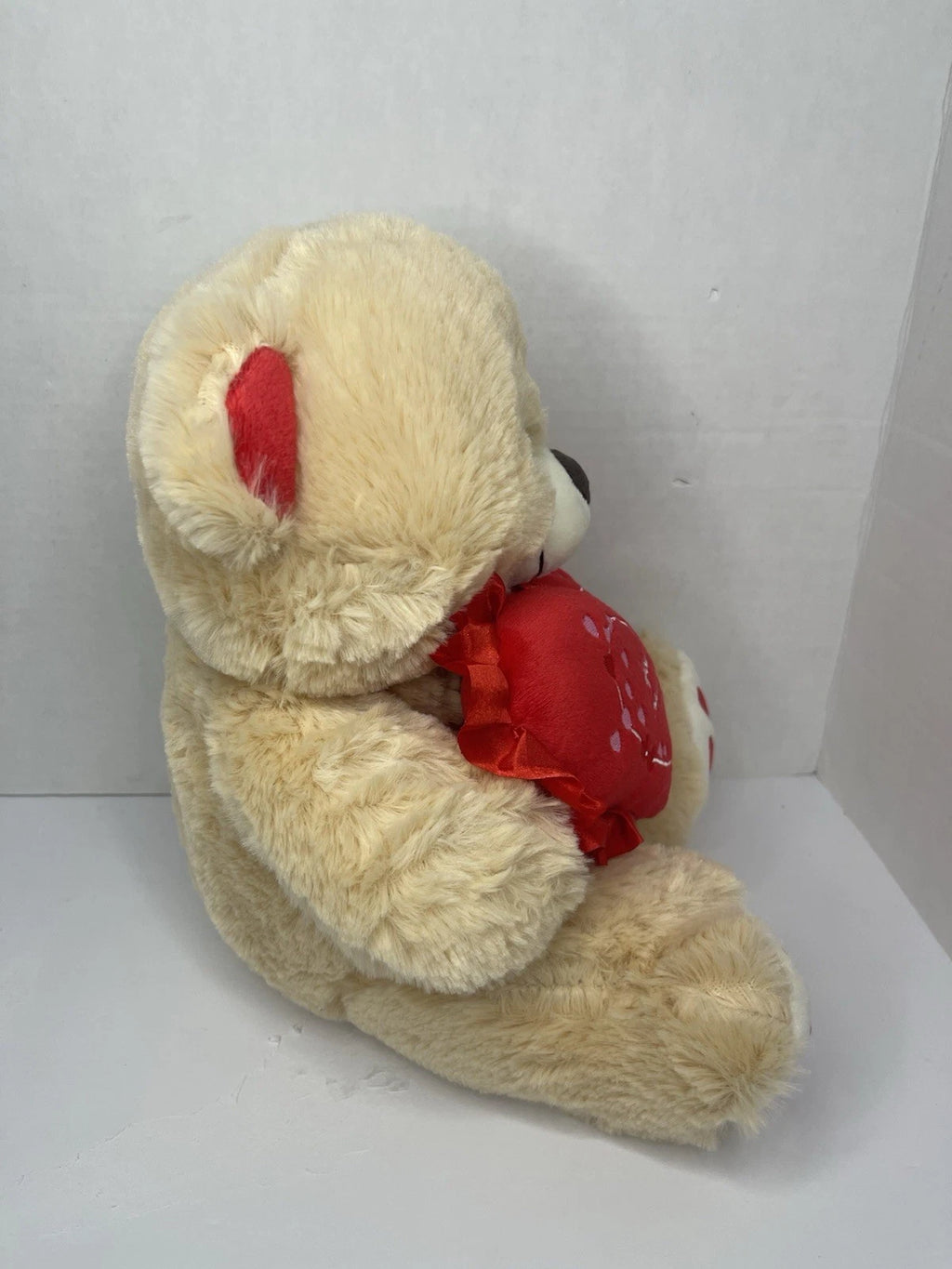 2026 Elco Toy Large 12” Musical Stuffed Valentines Brown Bear Lights