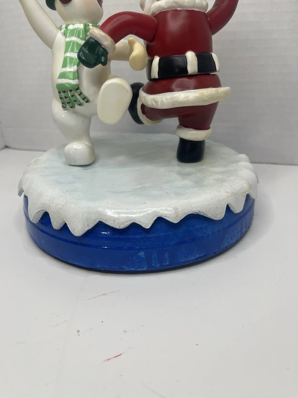 See Video - Gemmy Customized Animated Spinning Twirling Santa & Snowman by Eriktronix