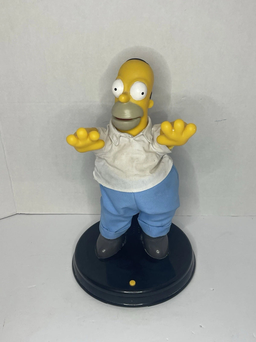See Video - Fully Working Gemmy 2002 13" The Simpsons Homer Simpson Dancing Figurine