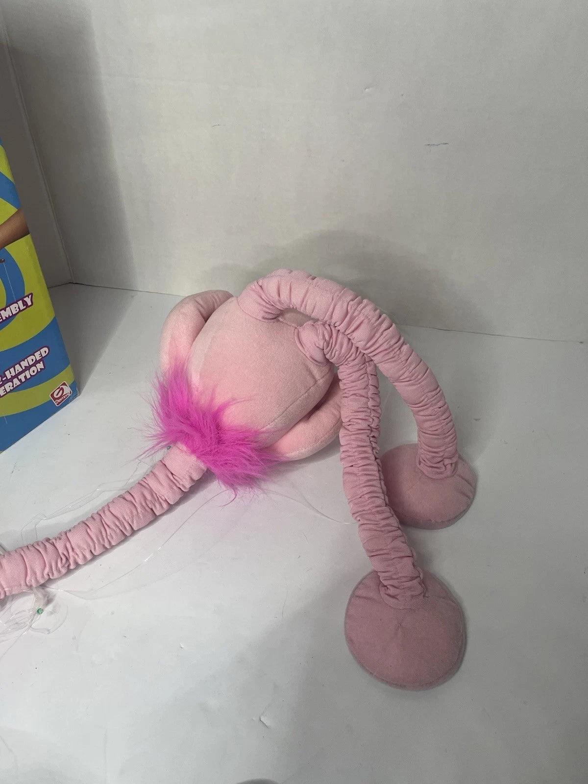 Rare Find - Gemmy String-a-Lings Vintage String Hand Puppet Flamingo - 30" (Read Description)