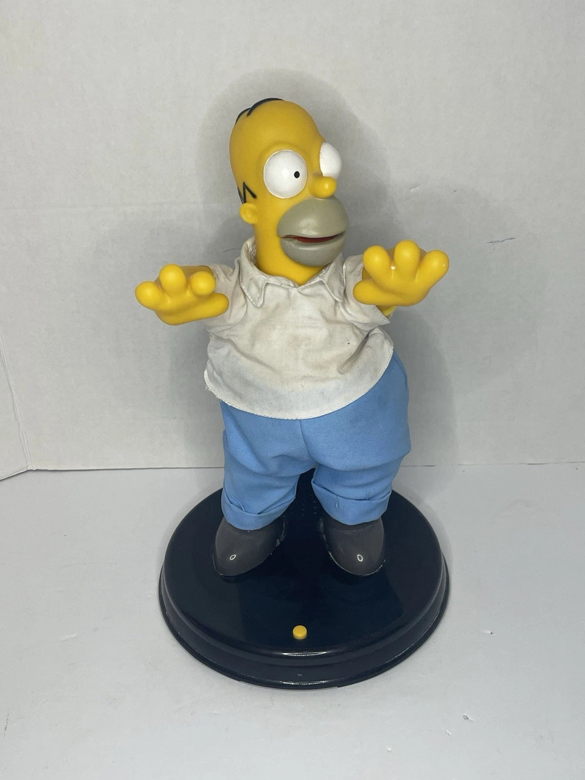 See Video - Fully Working Gemmy 2002 13" The Simpsons Homer Simpson Dancing Figurine