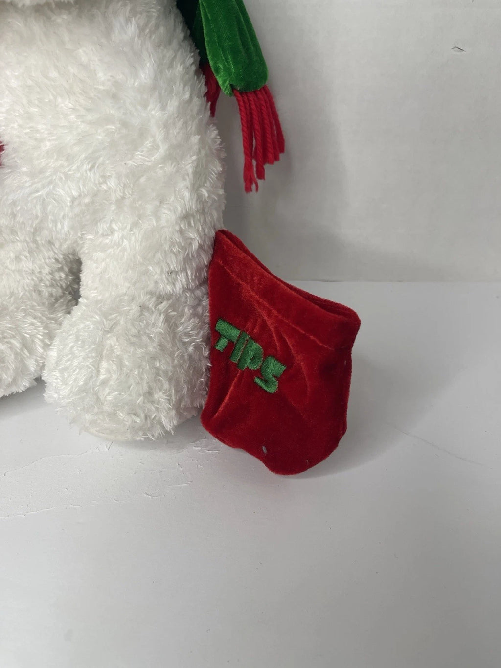 Rare Galerie Au Chocolat Animated Plush Saxophone Snowman w/Cardinal Read