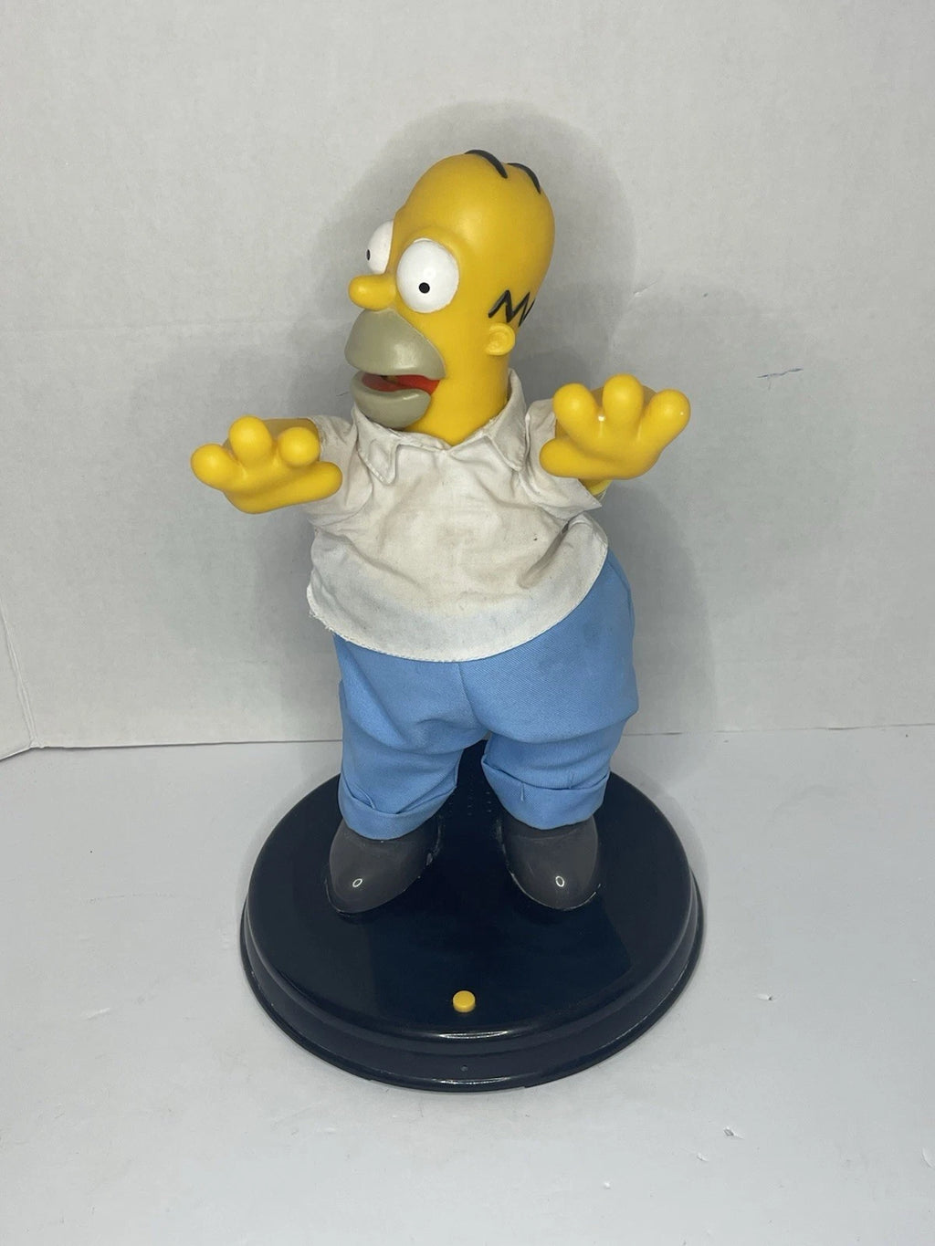 See Video - Fully Working Gemmy 2002 13" The Simpsons Homer Simpson Dancing Figurine