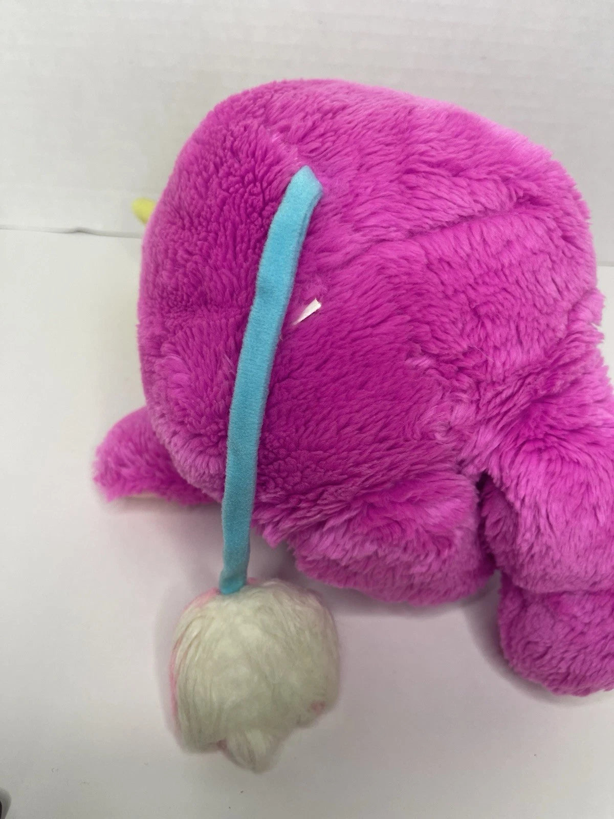 Mattel - 1986 Pink PRIZE POPPLE Plush - Transforms To A Ball