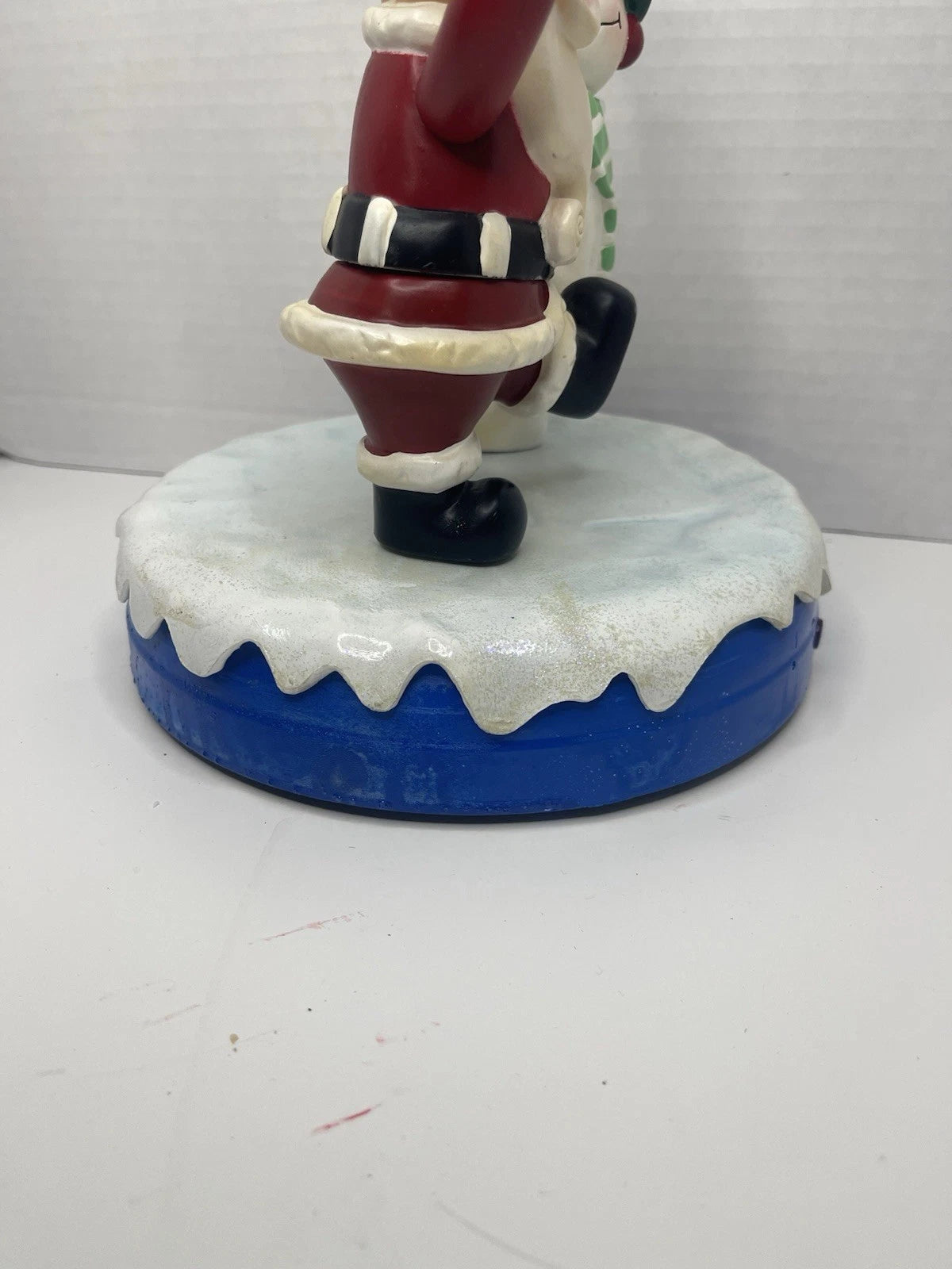 See Video - Gemmy Customized Animated Spinning Twirling Santa & Snowman by Eriktronix