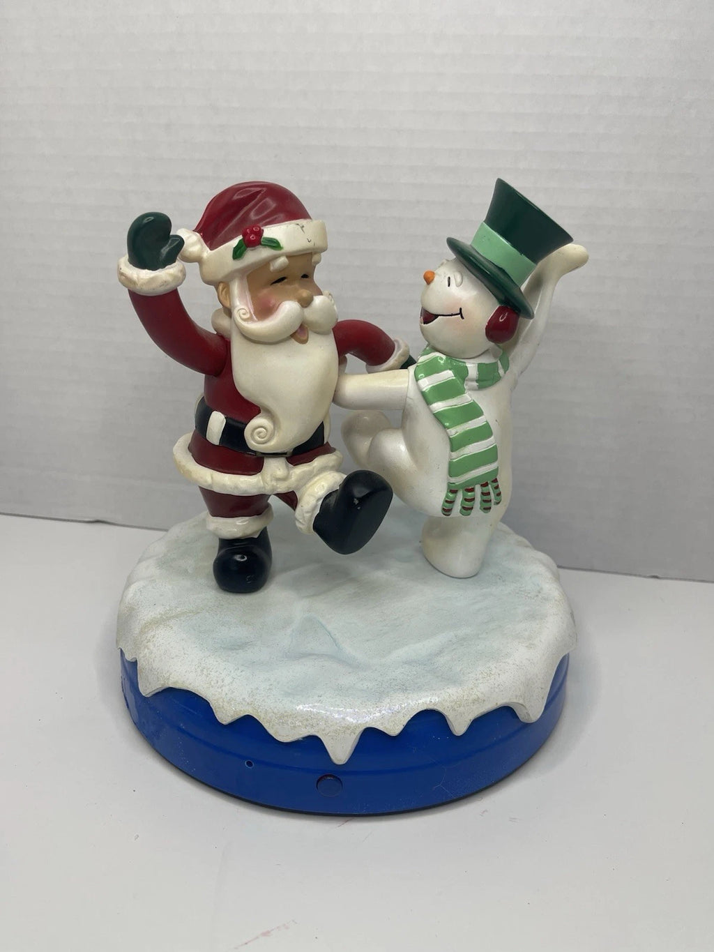 See Video - Gemmy Customized Animated Spinning Twirling Santa & Snowman by Eriktronix
