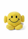 Rare Vintage Carousel Toy Stuffed Yellow Happy Smile Double Face Plush Hanging